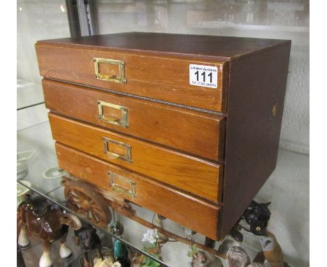 Bank of vintage stationary drawers to include House of Commons stationary