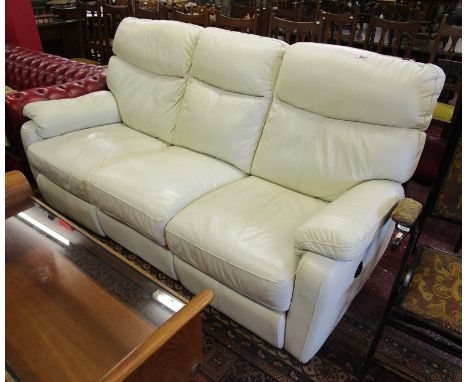 3 seater leather sofa