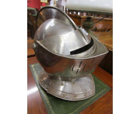16th century handmade copy of a close helmet