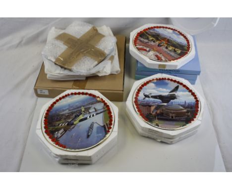 A Collection Of Eleven Royal Air Force Collectors Plates By Wedgewood And The Bradford Exchange To Include The "Lest We Forge