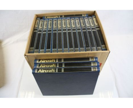 A Complete Set Of The Illustrated Encyclopedia Of Aircraft In 18 Bound Volumes. 