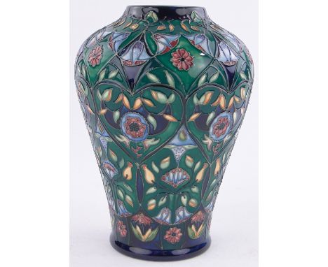 A Moorcroft Anatolia pattern vase,2003, decorated by R J Bishop, height 8"