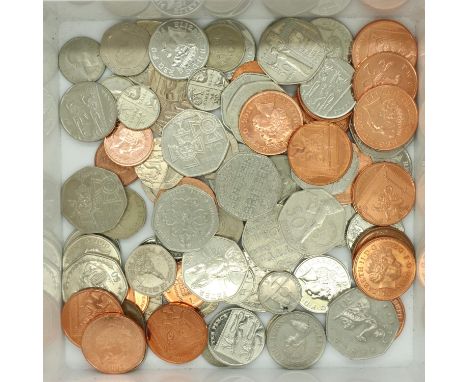 UK current denominations including collectors edition 50p examples. UK P&amp;P Group 1 (£16+VAT for the first lot and £2+VAT 
