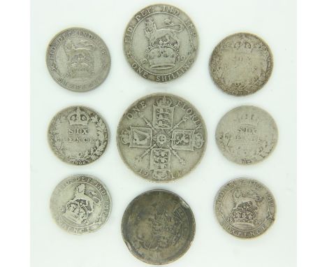 George III and later silver coins - circulating grades. UK P&amp;P Group 0 (£6+VAT for the first lot and £1+VAT for subsequen