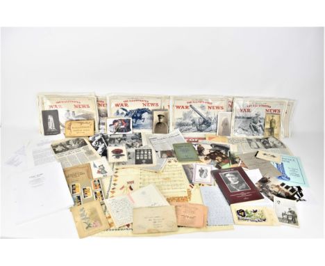The Great War - A collection of WWI ephemera to include a speech given by Robert M Pringle to his Church chronicling his wart