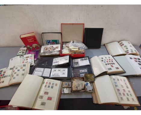 A large collection of stamps and First Day covers to include penny redsLocation: A2 