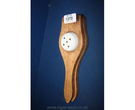 A wooden Victorian lemon Squeezer