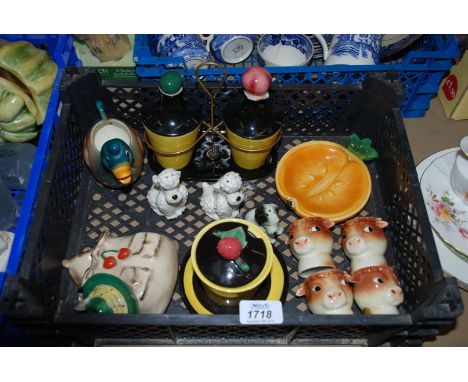 A quantity of 1950/60's Goebel items including cruet and other kitchenalia items