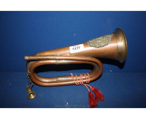 An Army Regimental Bugle.