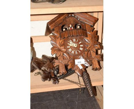 Wooden cuckoo clock