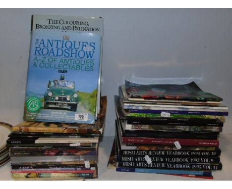 A Large Quantity of Art Review, Catalogues, Antiques Roadshow Books/Catalogues & a Book on Metals.