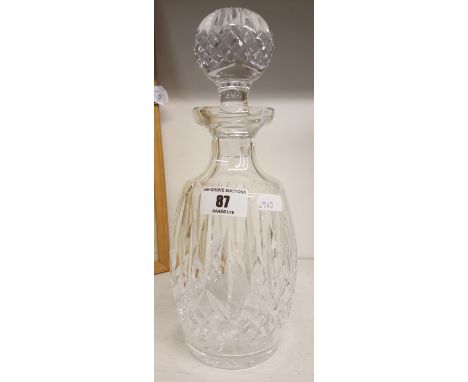 A Waterford Crystal Decanter & Stopper.