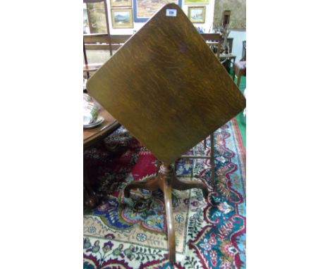 An Early 19th Century Oak Occasional Tripod Table.