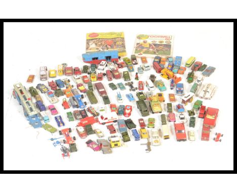 A collection of vintage scale diecast model vehicles, to include Dinky Toys, various models including Maximum security vehicl