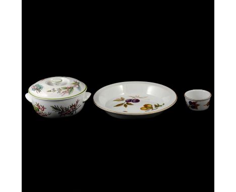Three Royal Worcester Evesham ware tureens and other tableware; Royal Worcester Country Kitchen pattern tableware.