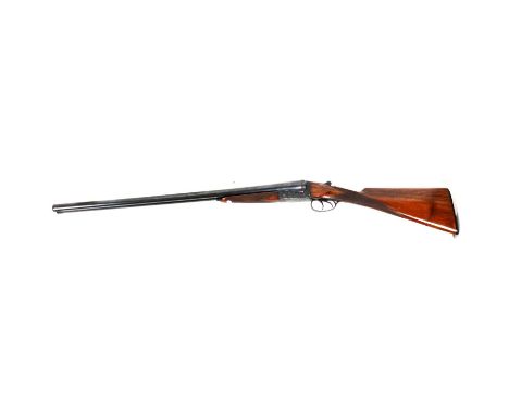 Belgian 12 bore side by side shotgun, serial 18297, made for Robert Lisle - engraved to spine.The Buyer must hold a valid Sho