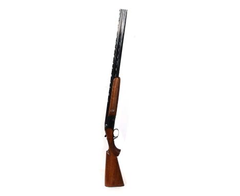 Sarriugarte 12 bore over and under shotgun, serial 52704, the barrel marked 'The Aylestone Gun'.The Buyer must hold a valid S