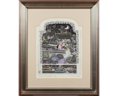 GRAHAM CLARKE [b.1941]-Mr William Shakespeare, The Life & Times Of:,-framed folio set of the eight colour etchingseach signed