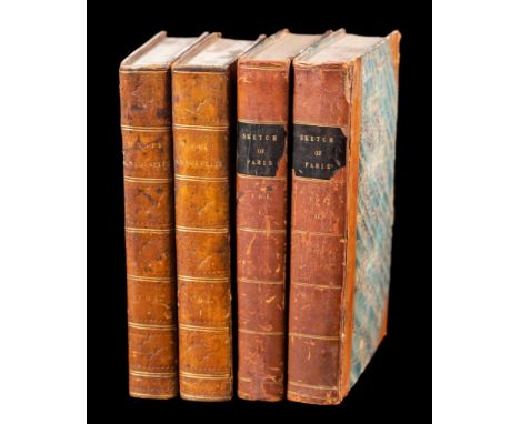 BLAGDON, Francis - Paris as it was and as it is; or a Sketch of the French Capital : 2 vol, half calf, 8vo, C & R. Baldwin. 1