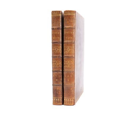 EVELYN, John - Silva : or, a discourse of Forest-Tree ... Two volumes, eng. portrait frontispiece is detached and is soiled o