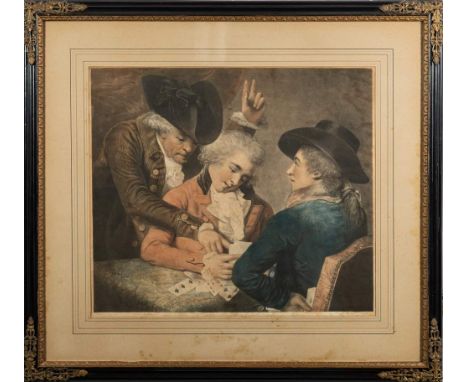 WARD, W & SMITH, J. R : a pair of hand coloured mezzotints after Rev Mr..Peters, R.A. 425 x 410 mm. 440 x 375 mm. In ebonised