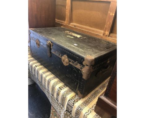 An old travel trunk