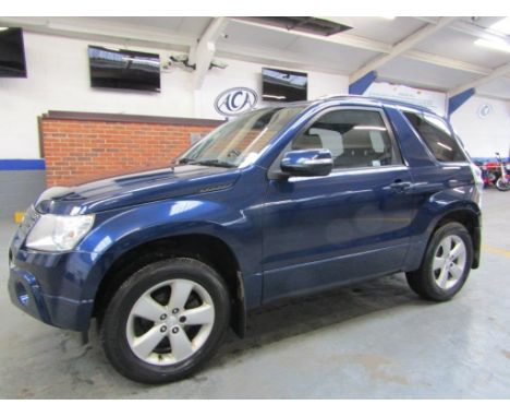 Make &amp; Model: Suzuki Grand Vitara SZ4Date of Reg: VO10 KWTColour: Bluecc: 1586MoT: 31-01-2023Fuel Type: PETROLMileage: 51