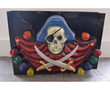 A fairground 'PIRATE PETE' light-up signW: 51 approx  D: 14 approx  H: 38 approx 
