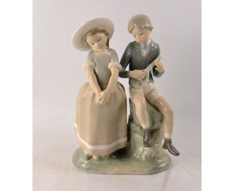 LLADRO model of two children