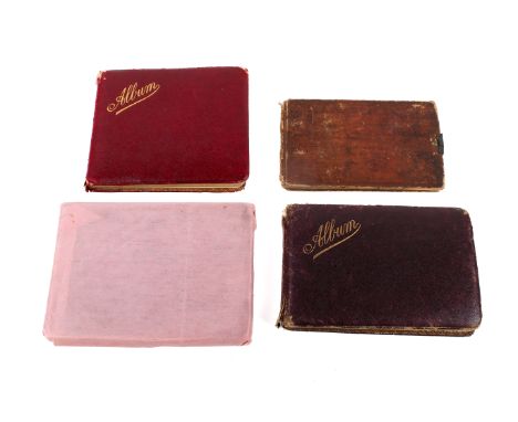 Four late 19th and early 20th century sketch and guest books. The first containing many pencil, ink and watercolour drawings 