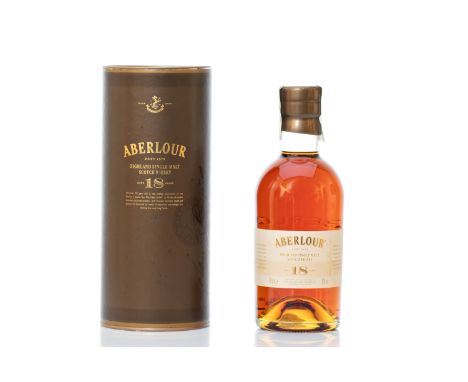 ABERLOUR 18 YEARS OLD | Stated age: 18 years old | ABV: 43% | Region: Speyside | Country: Scotland | Type: Single malt Scotch