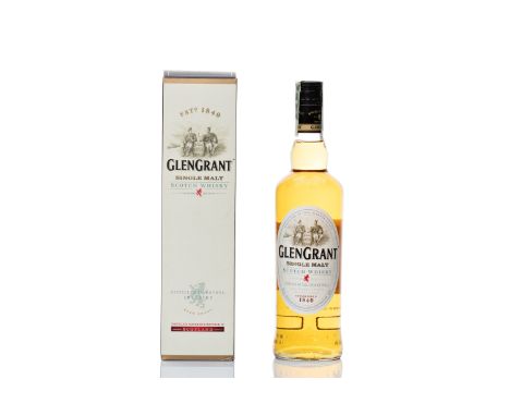 GLEN GRANT | ABV: 40% | Region: Speyside | Country: Scotland | Type: Single malt Scotch whisky | Volume: 700 ml | Duty stamp: