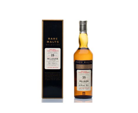 MILLBURN 1975 RARE MALTS SELECTION 25 YEARS OLD | Distilled: 1975 | Bottled: 10/2001 | Stated age: 25 years old | ABV: 61,9% 