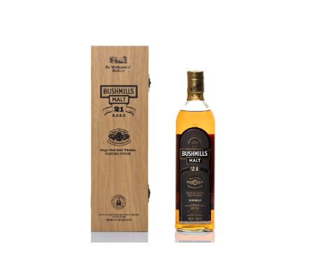 BUSHMILLS MALT RARE 21 YEARS OLD MADEIRA FINISH | Stated age: 21 years old | ABV: 40% | Country: Ireland | Type: Single malt 