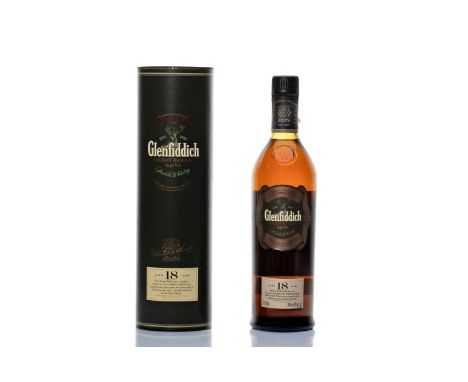 GLENFIDDICH 18 YEARS OLD | Stated age: 18 years old | ABV: 40% | Region: Speyside | Country: Scotland | Type: Single malt Sco