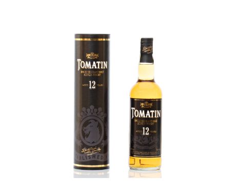 TOMATIN 12 YEARS OLD | Stated age: 12 years old | ABV: 40% | Region: Highland | Country: Scotland | Type: Single malt Scotch 