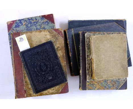 Scrap Albums. A scrap album, circa 1800-1830,  containing prints and illustrations, including a number of views of the Isle o