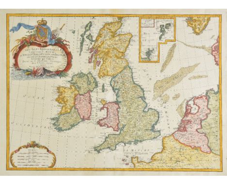 British Isles. Janvier (Jean), Les Isles Britanniques Comprenant les Royaumes D'Angleterre, D'Ecosse et D'Irlande, Divisés en