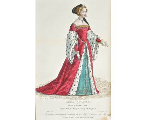 Fashion & costume. The Lady's Magazine and Museum, 3 volumes, a broken run, circa 1833 - 1839 eighty-two engraved plates (onl