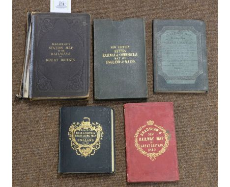 Railway maps. Bradshaw (G.), Great Britain with the railways completed & in progress and for which acts of parliament have be
