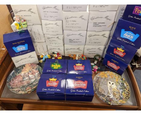 Approx 29 'Christmas Magic', boxed Christmas tree decorations in the form of Disney characters A/F, to include Mickey A/F, Ti