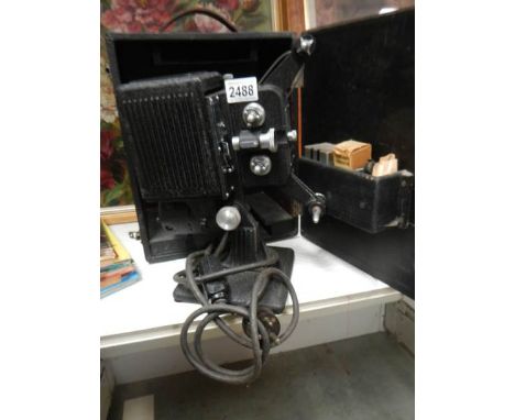 An old projector in case.