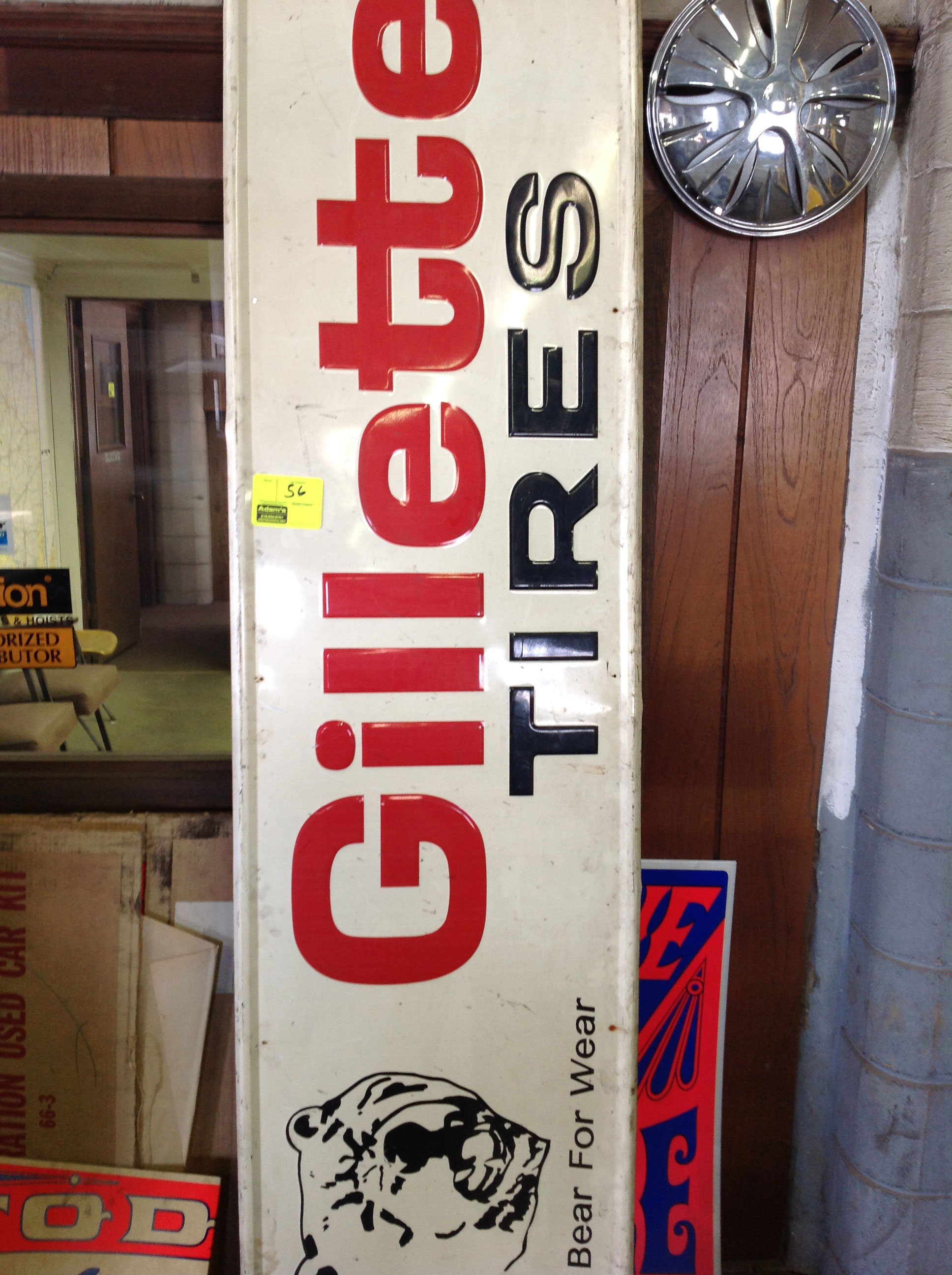 Gillette Tires Metal Sign