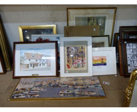 Assorted prints and paintings 