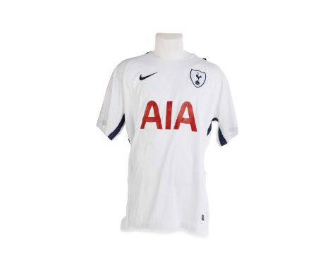 ERIC DIER OF TOTTENHAM HOTSPUR F.C., SIGNED JERSEY, loose, DIER 15 verso, Nike tag, with COAsize XL