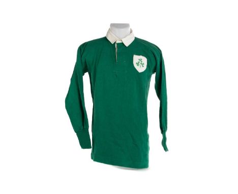 IRELAND, FOOTBALL JERSEY, CIRCA 1950  believed a League of Ireland XI shirt, Bukta MADE IN ENGLAND and Atheltic Stores Belfas