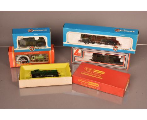OO Gauge Steam Tank Locomotives, a boxed group, Hornby Margate R396 J13 1247 in GNR green, Hornby Rovex R051 renumbered as 87