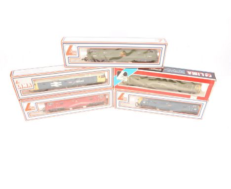 Lima OO Gauge BR Diesel Locomotives, boxed, some incorrectly, Class 42 Warship, 205128 D814 Dragon blue/yellow, 205127 D838 R