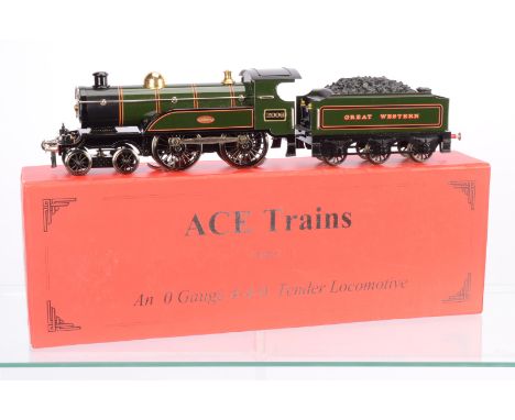 ACE Trains 0 Gauge GWR green Celebration Class 0-6-0  Locomotive and Tender, No 2006, in original box, E, appears lightly run