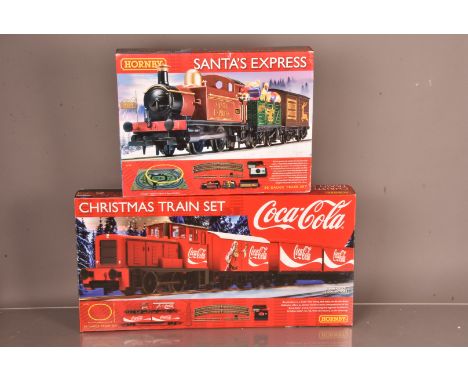 Hornby 00 Gauge Christmas Train Sets, R1179 Santa's Express, comprising 0-4-0 Tank Engine No 012, North Pole open truck and R